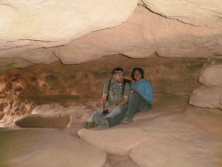Dans une grotte, Goblin Valley State Park, Utah