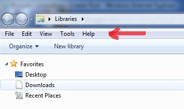 Cyberst0rm How To Always Show Menu Bar In Windows 7