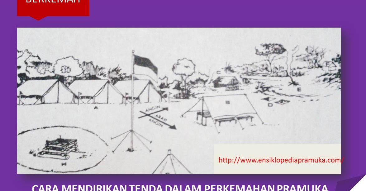 Berkemah Cara Mendirikan Tenda Pramuka