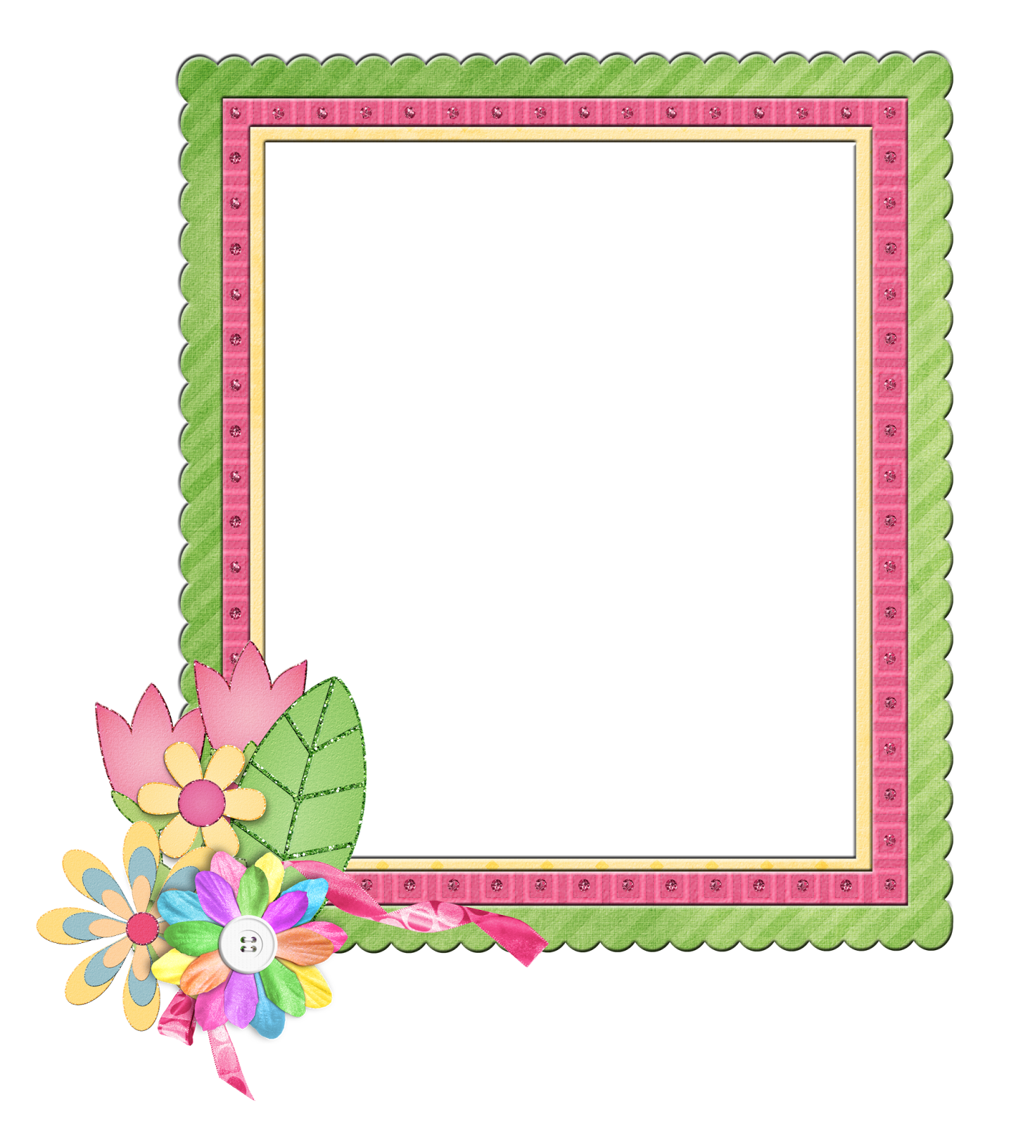 Nice Flowers Free Printable Frames or Cards. Oh My Fiesta! in english