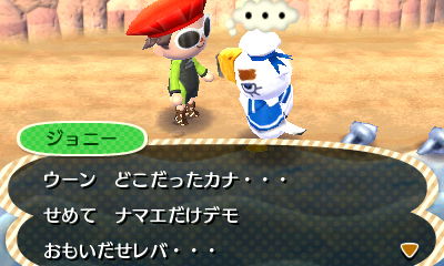 とびだせどうぶつの森ジョニーの旅先一覧 生臭坊主のゲームメモ