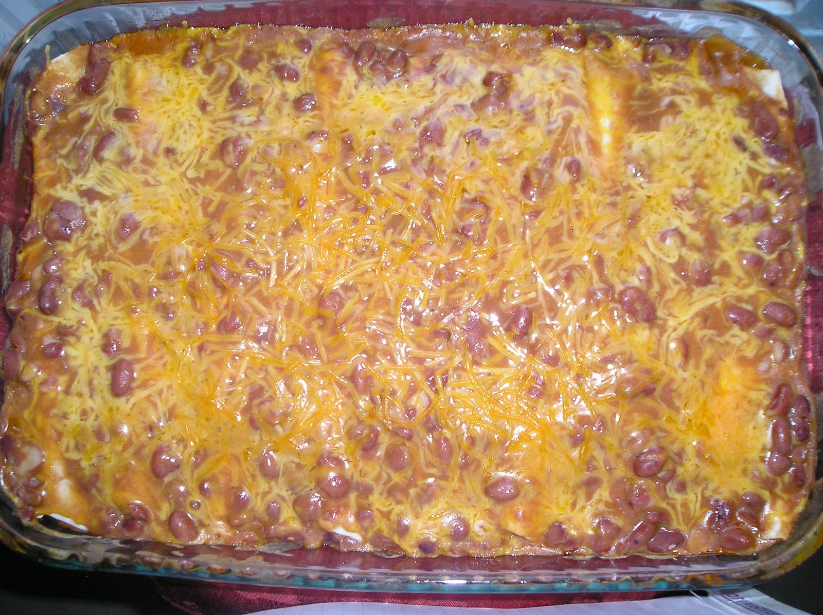 Baked Chili Bean & Cheese Enchiladas Edesia's Notebook