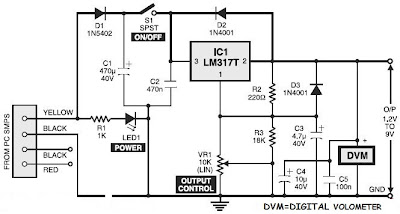Supply Variable 1V to 9V Circuit using Power PC