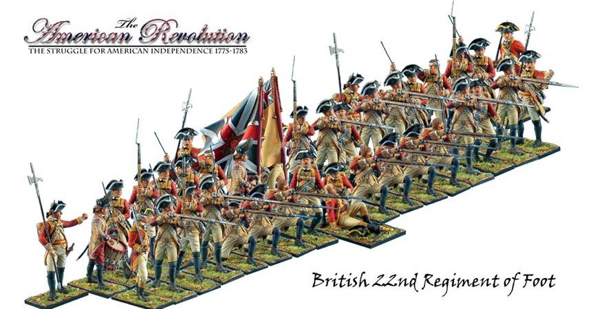AWI040 British 22nd Foot Officer by First Legion 