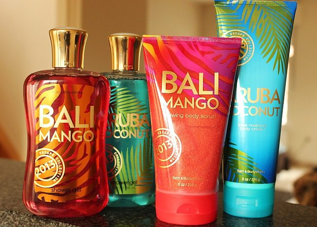 bath body works 2013 escape collection haul and review bath and body works summer collection