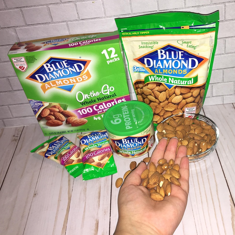 Blue Diamond Whole Natural Almonds Wrapped Up N U