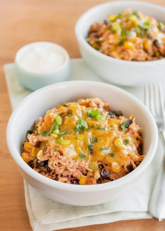Slow Cooker Chicken Burrito Bowls from The Kitchn Slow Cooker or
