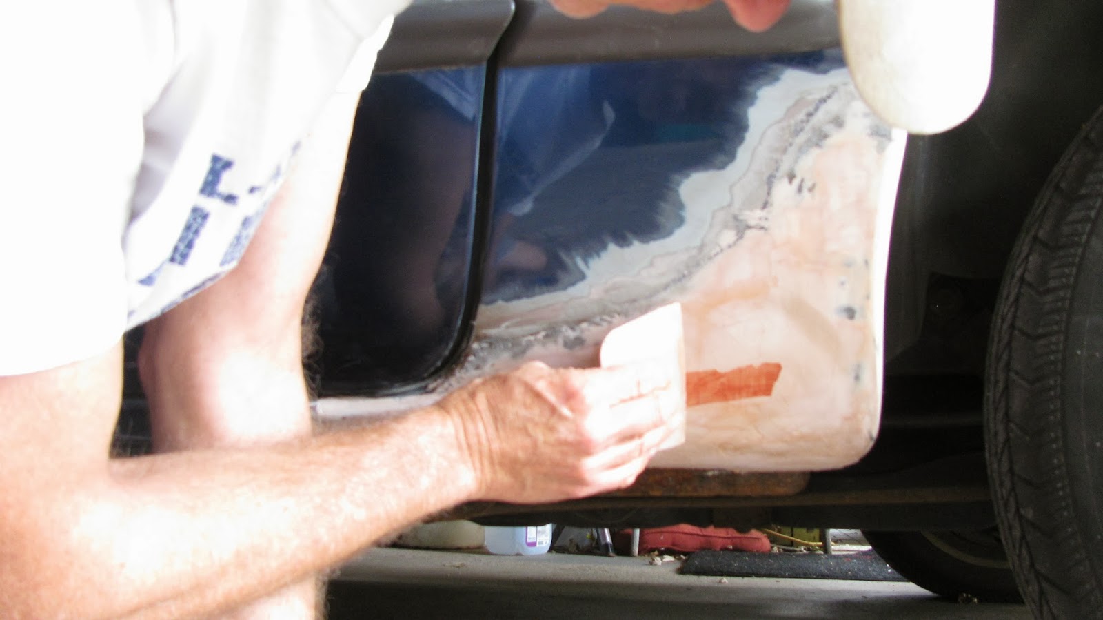 The Original Mechanic How to repair a rust out with fiberglass and