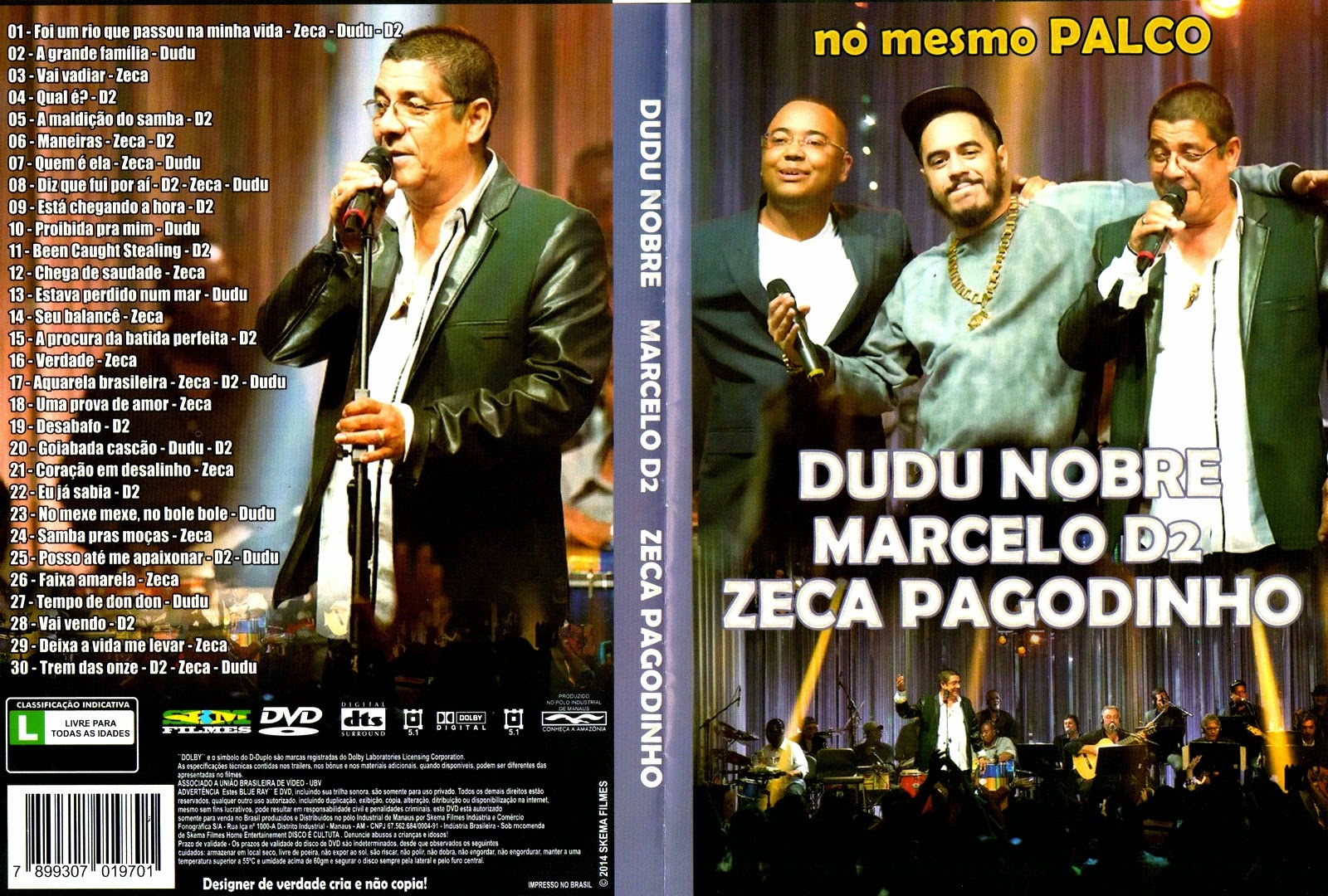 CAPAS X FILMES: DUDU NOBRE,MARCELO D2,ZECA PAGODINHO