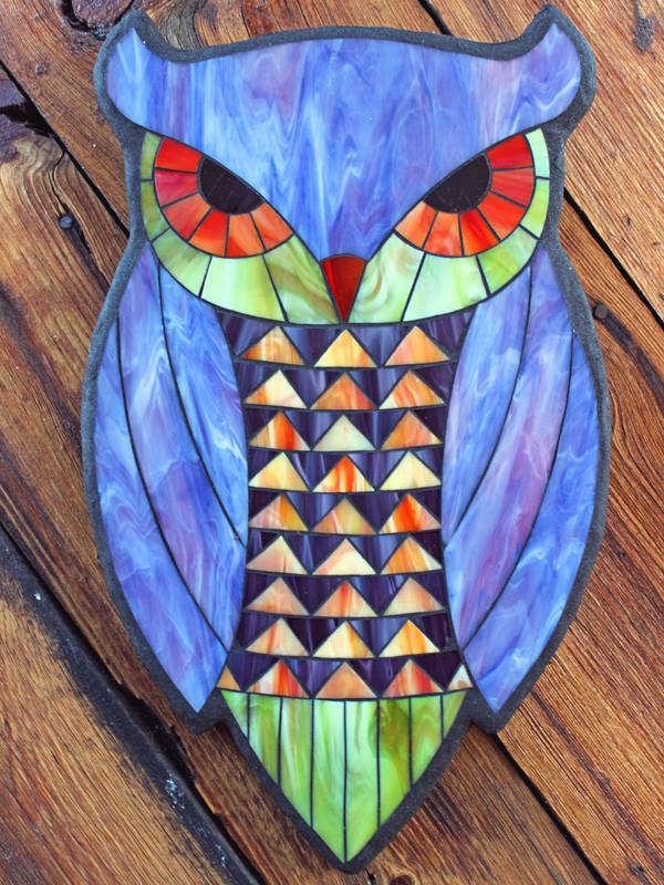 Mosaic Owl Design 6
