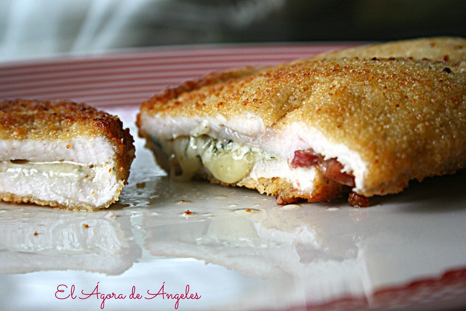 Cachopo De Pollo Con Queso De La Peral
