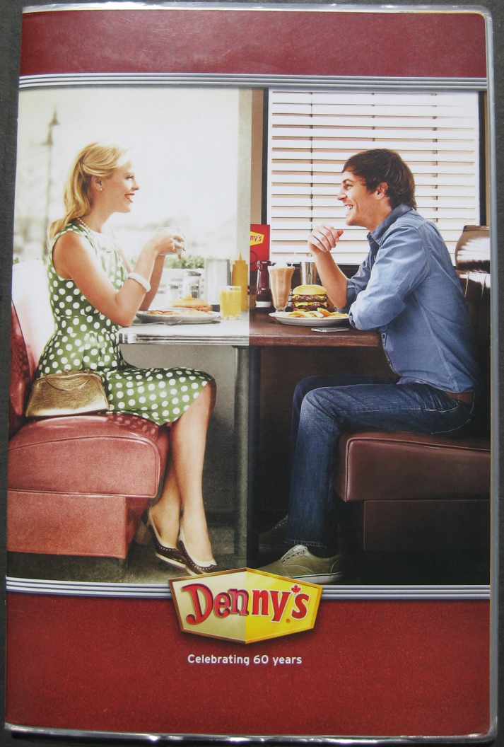 Ronn's Big Pile of Stuff Denny's Celebrating 60 Years Retro Style Menu