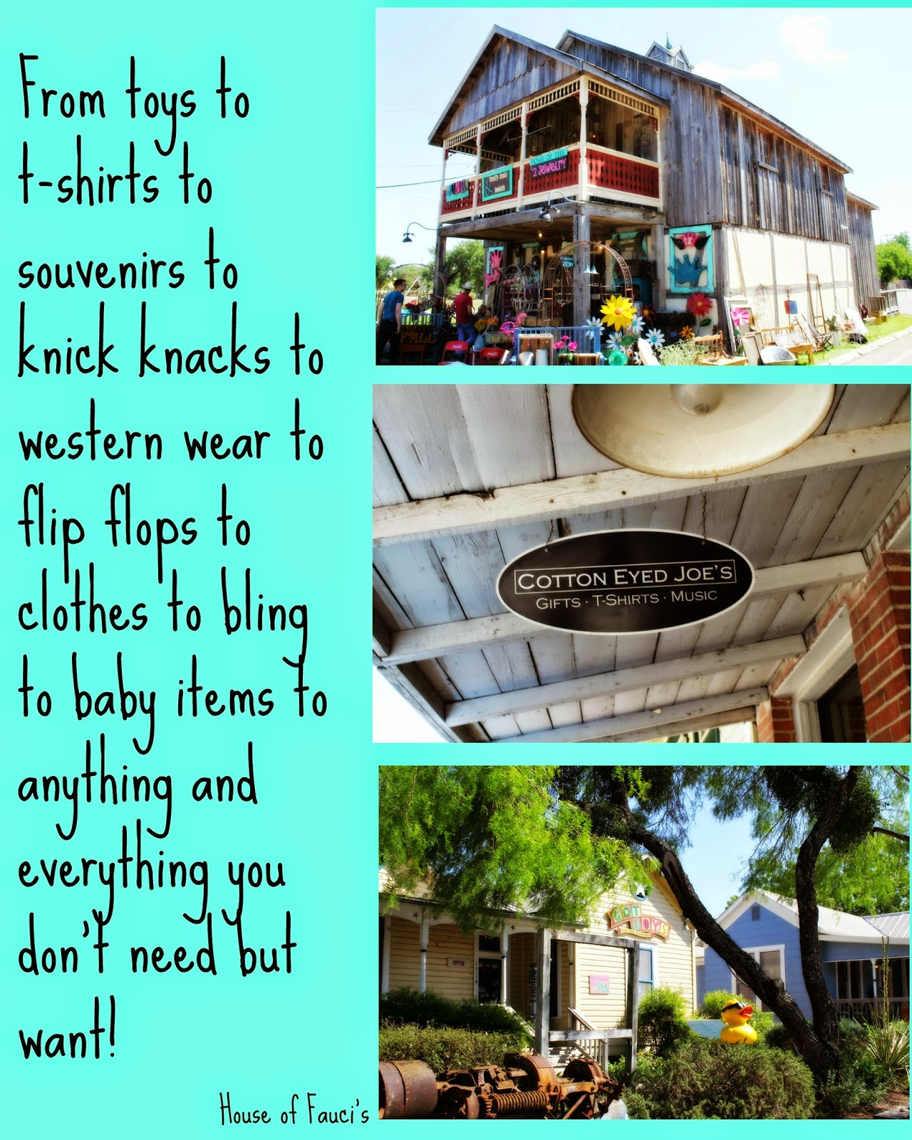 House of Fauci's to Gruene, Texas