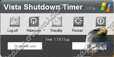 Vista - Shutdown Timer, Windows, Windows 7, Programs Tutorials, System, Tools