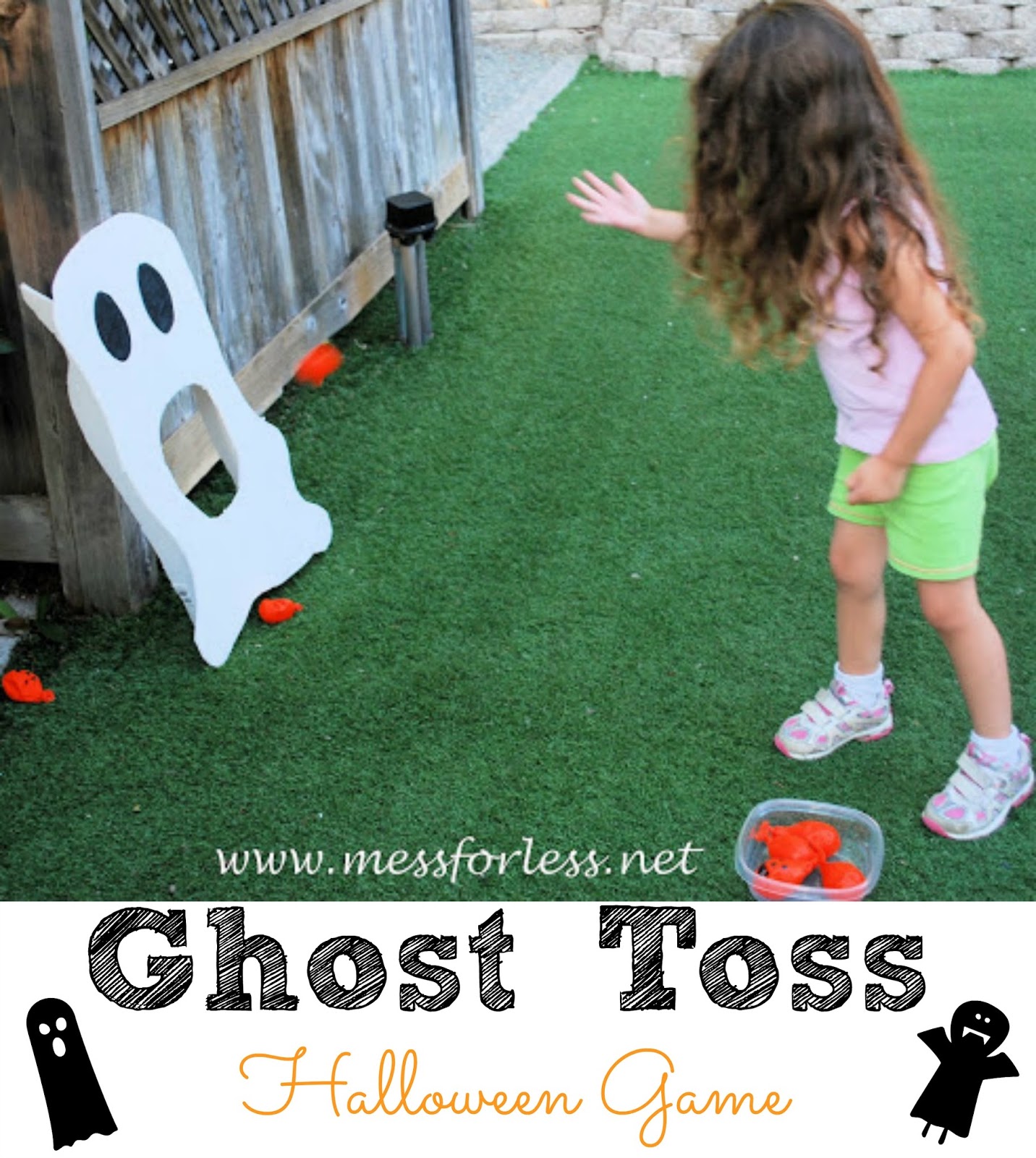 Halloween Game Ghost Toss Mess For Less