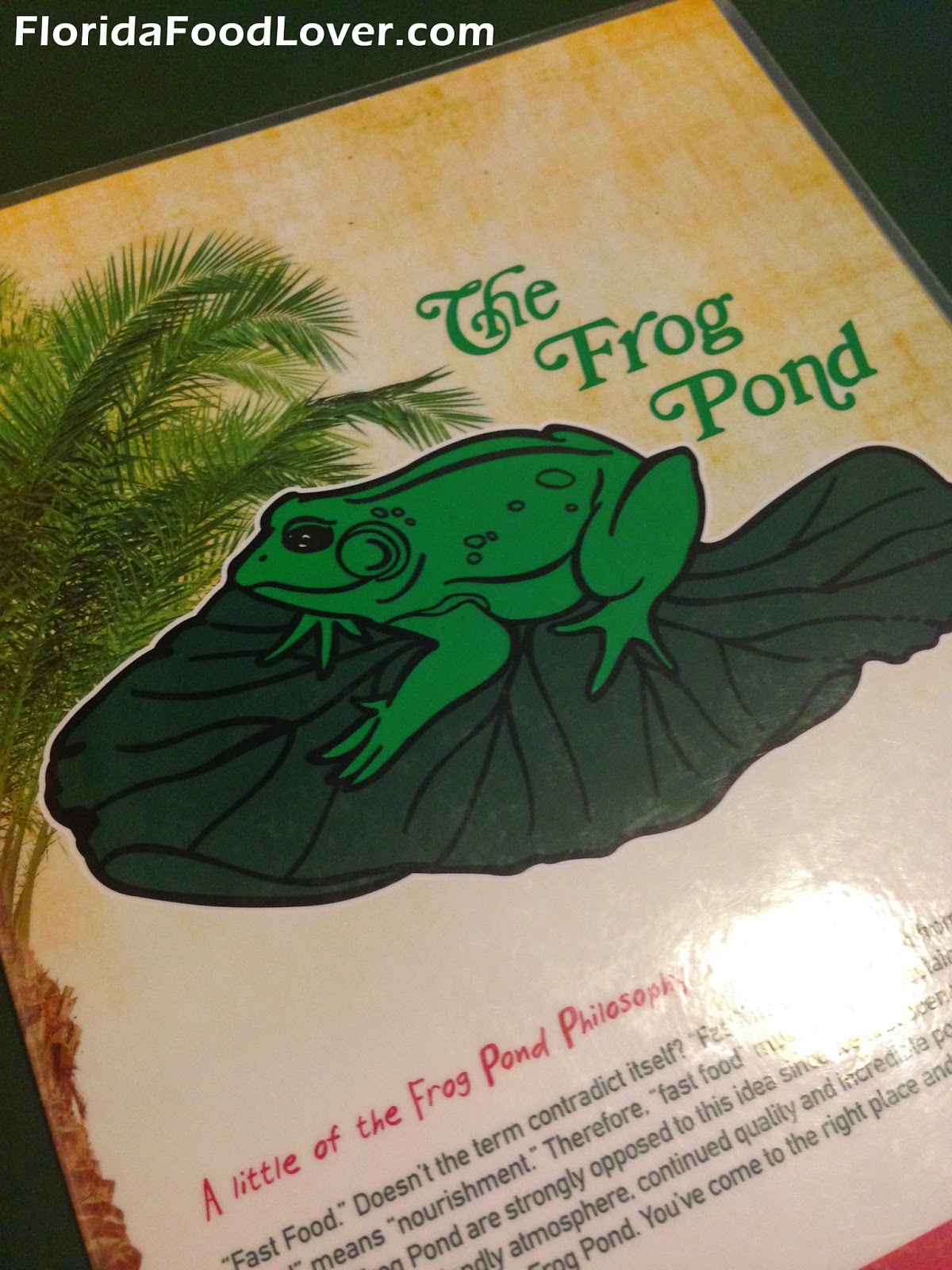 Florida Food Lover The Frog Pond Saint Petersburg Beach, FL