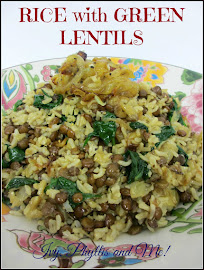 RICE WITH GREEN LENTILS