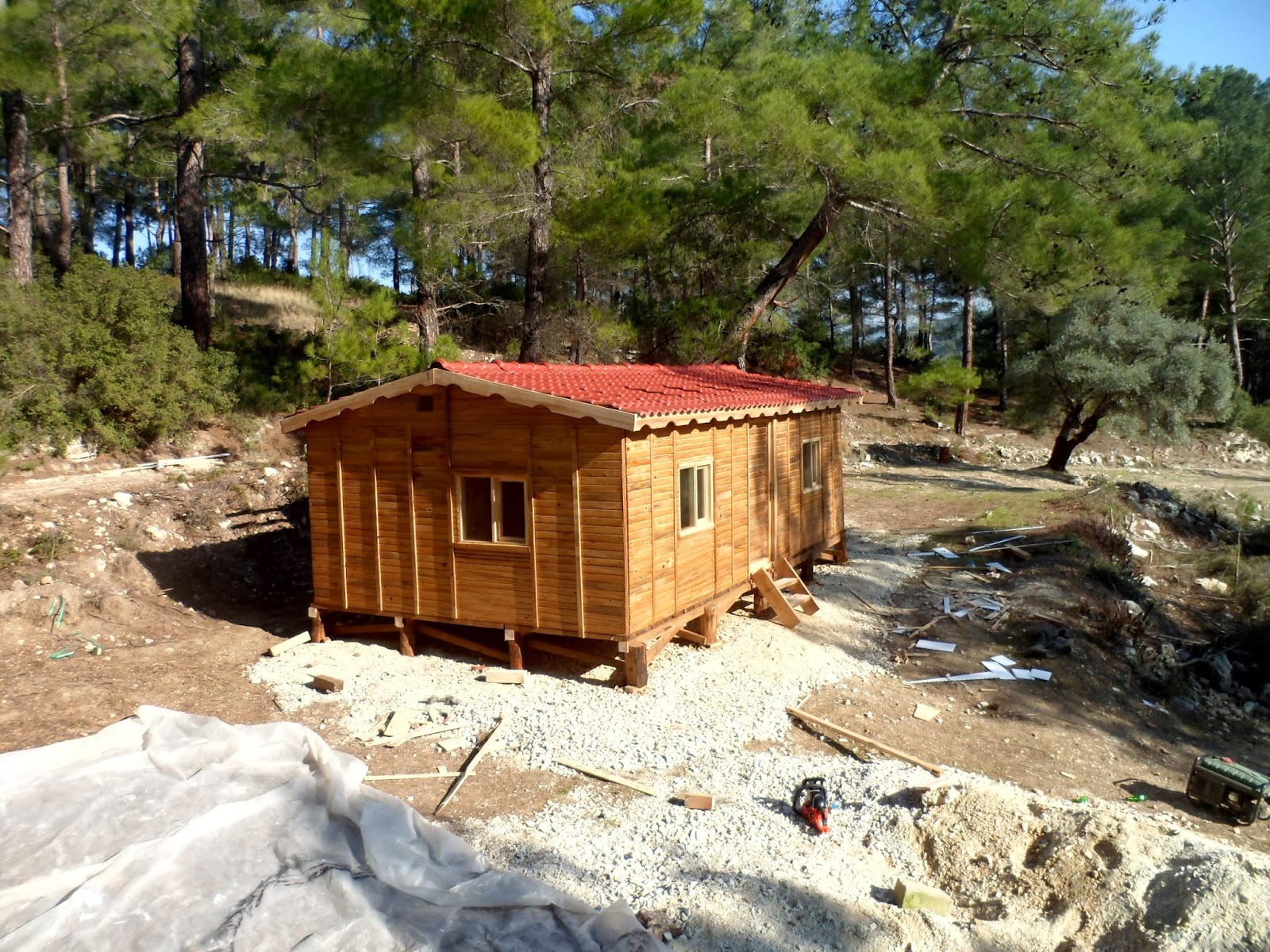 Ahşap ev 30 m2 konteynır tipi ev