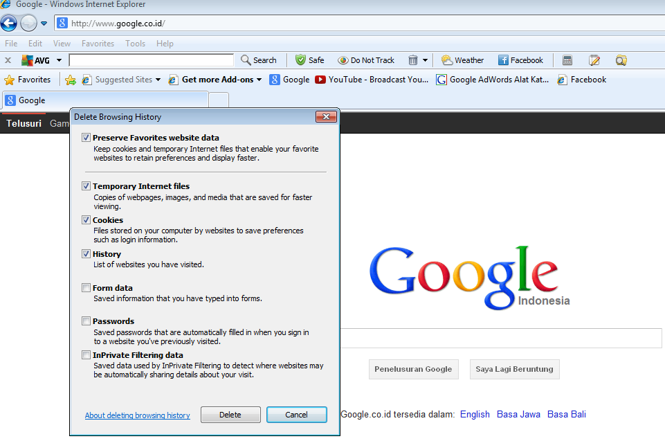 CARA MENGHAPUS HISTORY DI GOOGLE CHROME, MOZILLA FIREFOX, OPERA