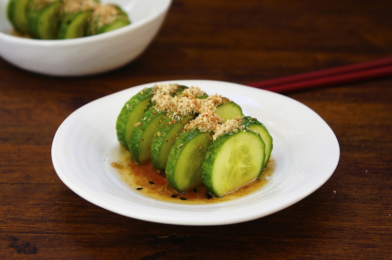 Cucumber With Sesame Dressing