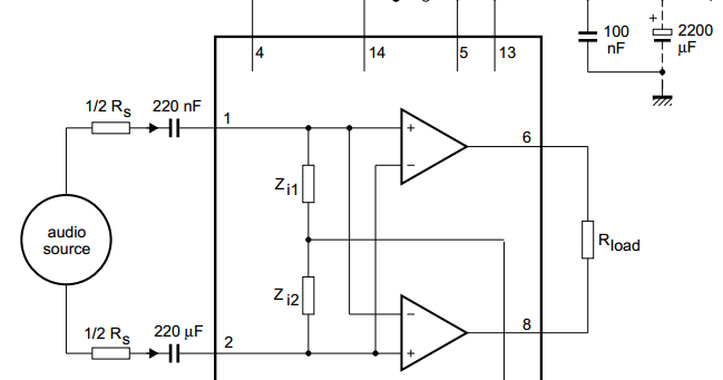 Wiring & diagram Info: TDA1556Q 2 x 22 W stereo BTL differential