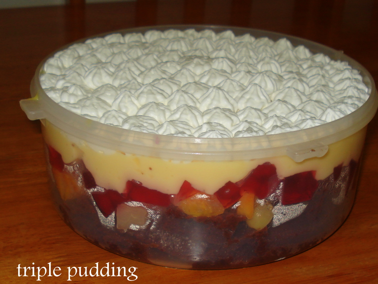 Cherie's Stolen Recipes trifle pudding