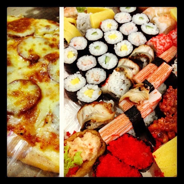 The Height of Luxury Pizza and Sushi SugarSkull Industries