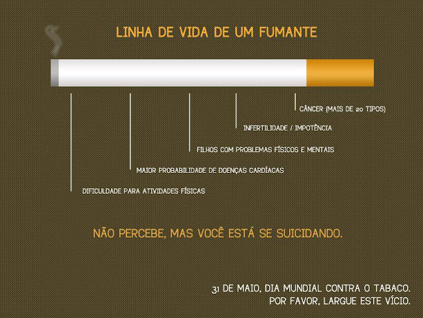 FUMAR MATA! POR FAVOR LARGUE SEU VÍCIO. FUMAR MATA! POR FAVOR LARGUE SEU VÍCIO.