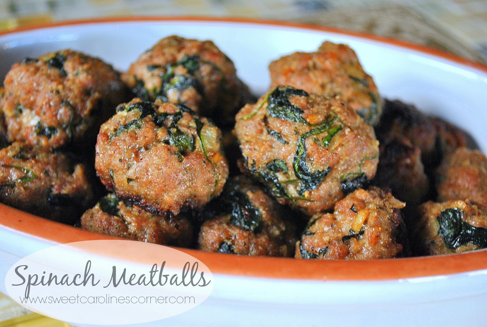 spinach meatballs