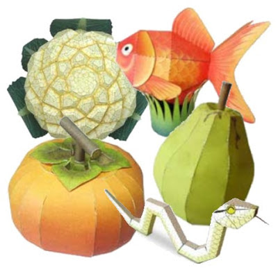 Geometric Animal Sculptures Paper