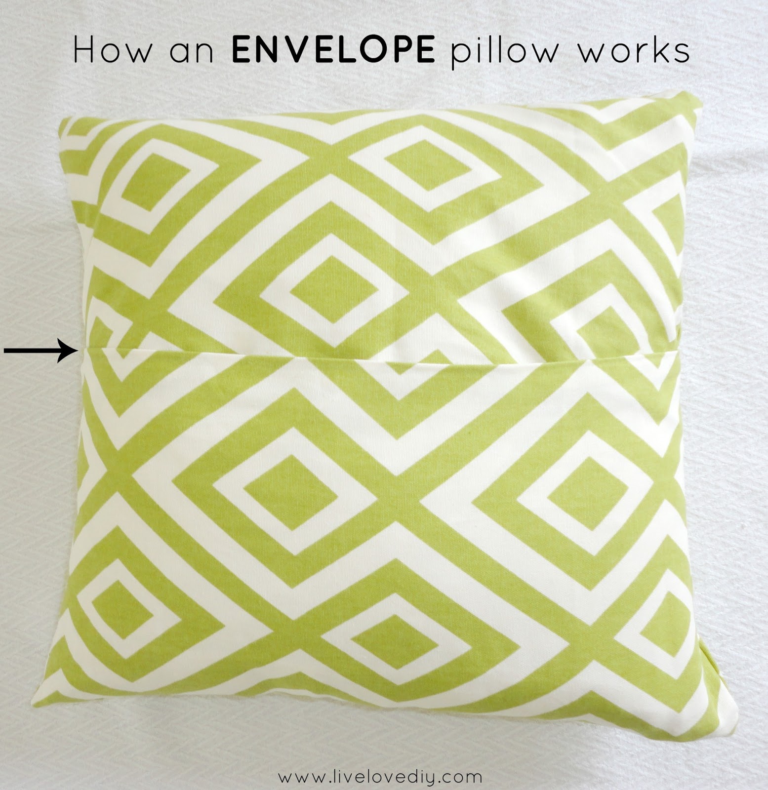 LiveLoveDIY: How To Make A Pillow With Glue