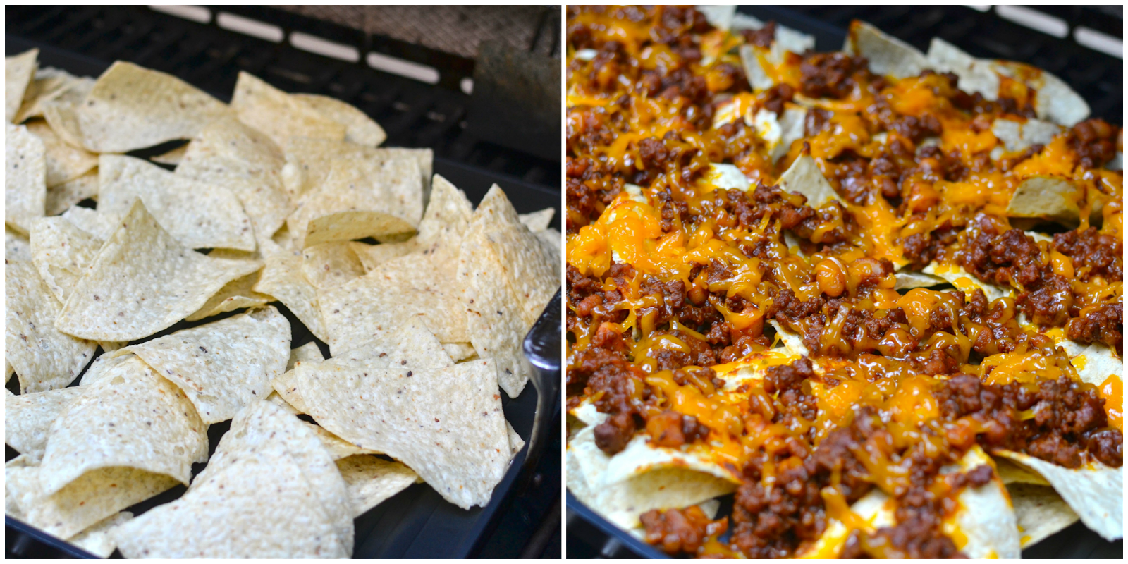 A Southern Soul Baked Bean Beefy Nachos