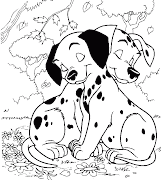 Dibujos para Niños dibujosparaninos dibujos para colorear de perritos dalmatas perritos disney
