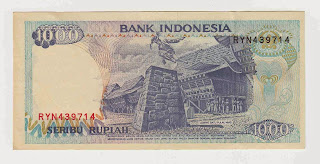 Pecahan 1000 Rupiah emisi 1992 Pecahan 1000 Rupiah emisi 1992