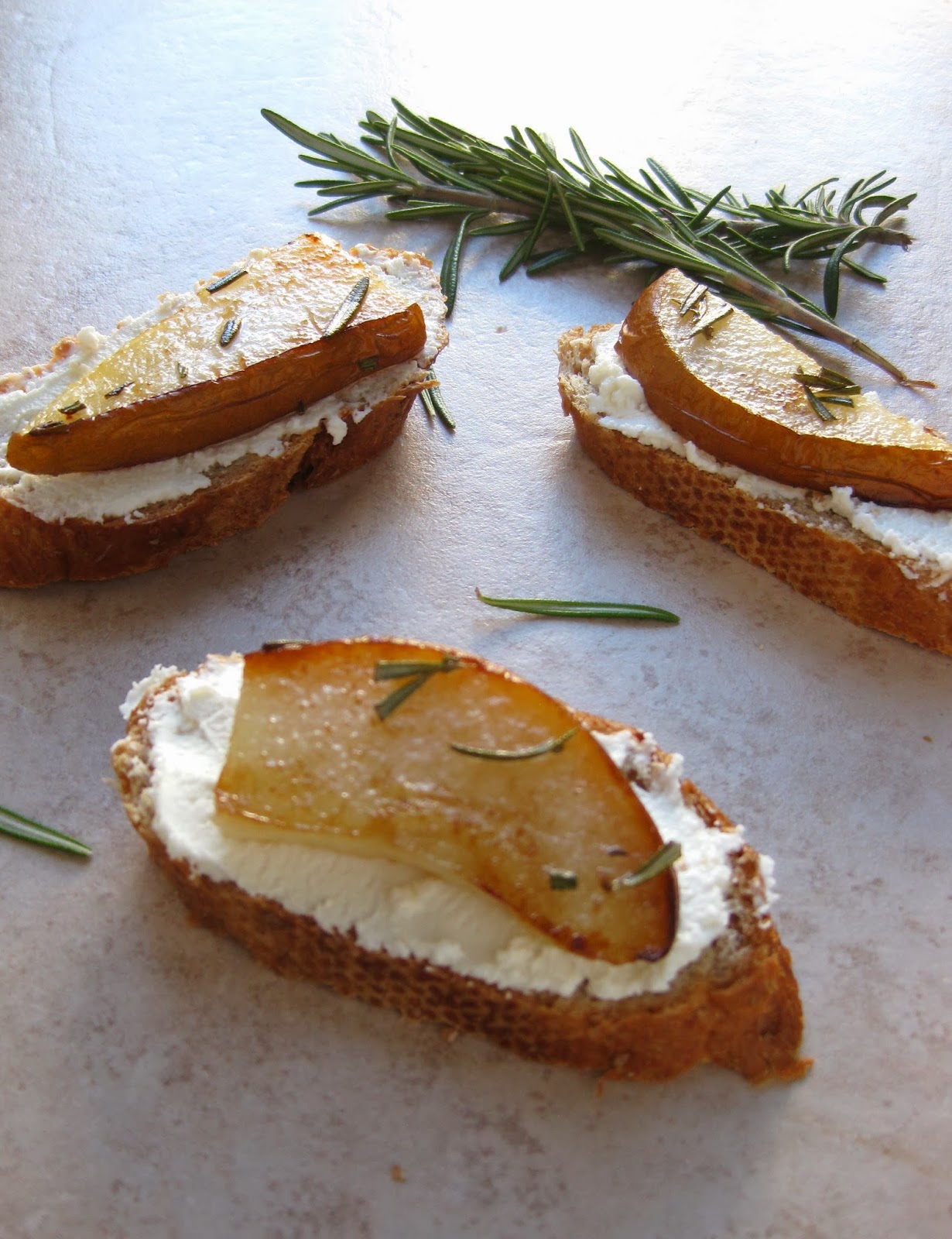 Stew or a Story Whipped Goat Cheese Crostini with Pancetta & Kale and