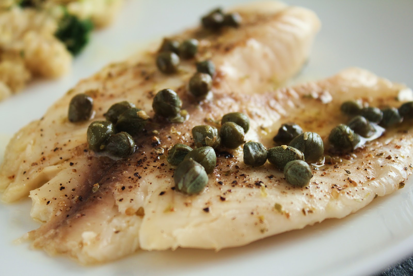LemonButter Baked Tilapia with Capers Delicious as it Looks