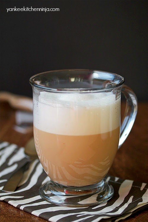 Caramel chai tea latte Yankee Kitchen Ninja