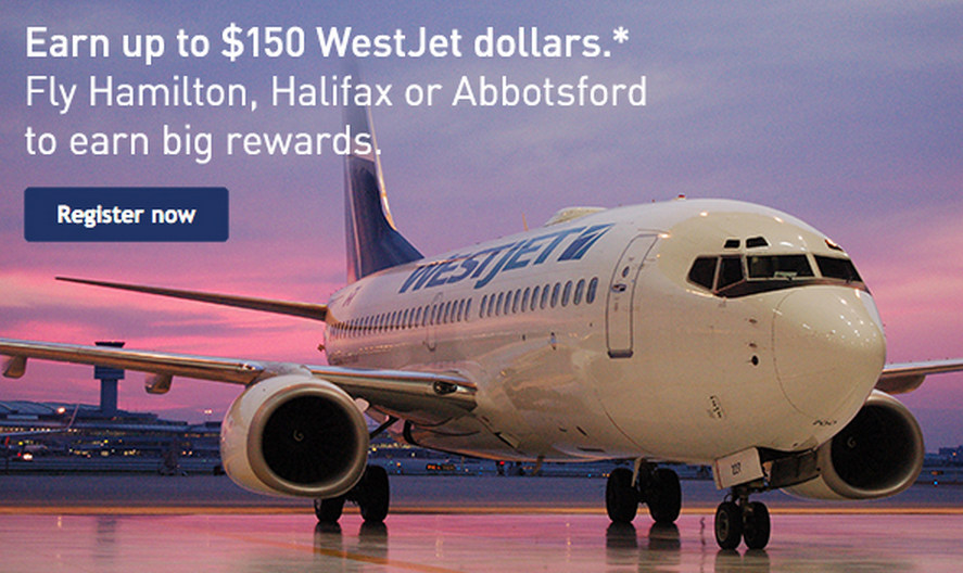 Canadian Rewards WestJet Earn up to 150 WestJet dollars