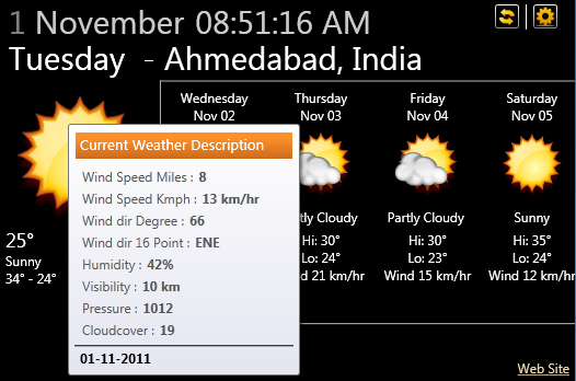 weather application with description