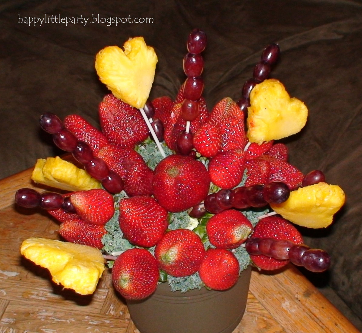 Happy Little Party Fruit Bouquet {Mother's Day or Teacher Appreciation}