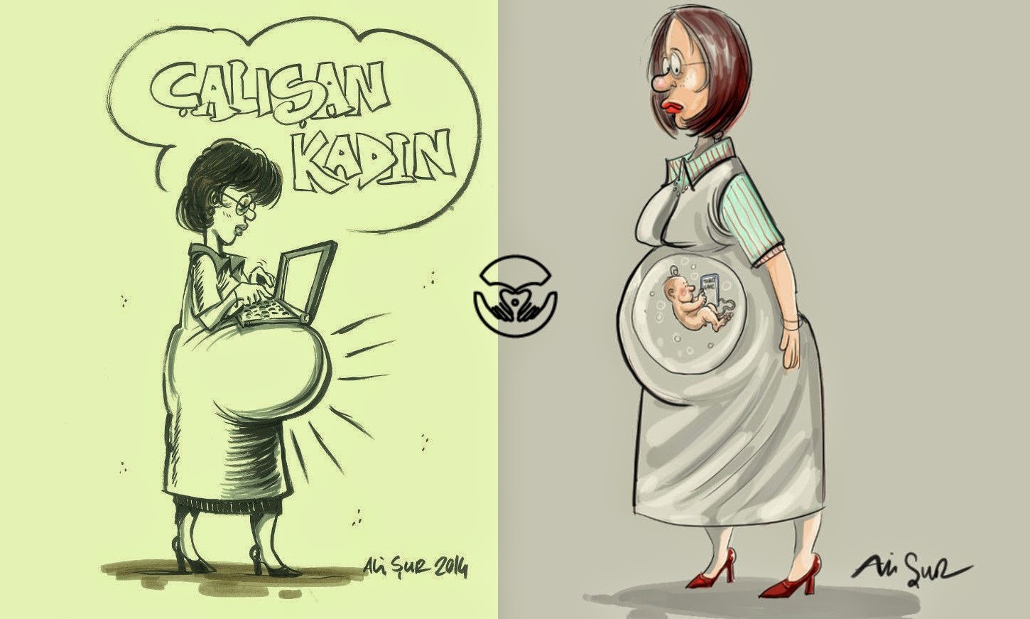 Cartoon pregnant