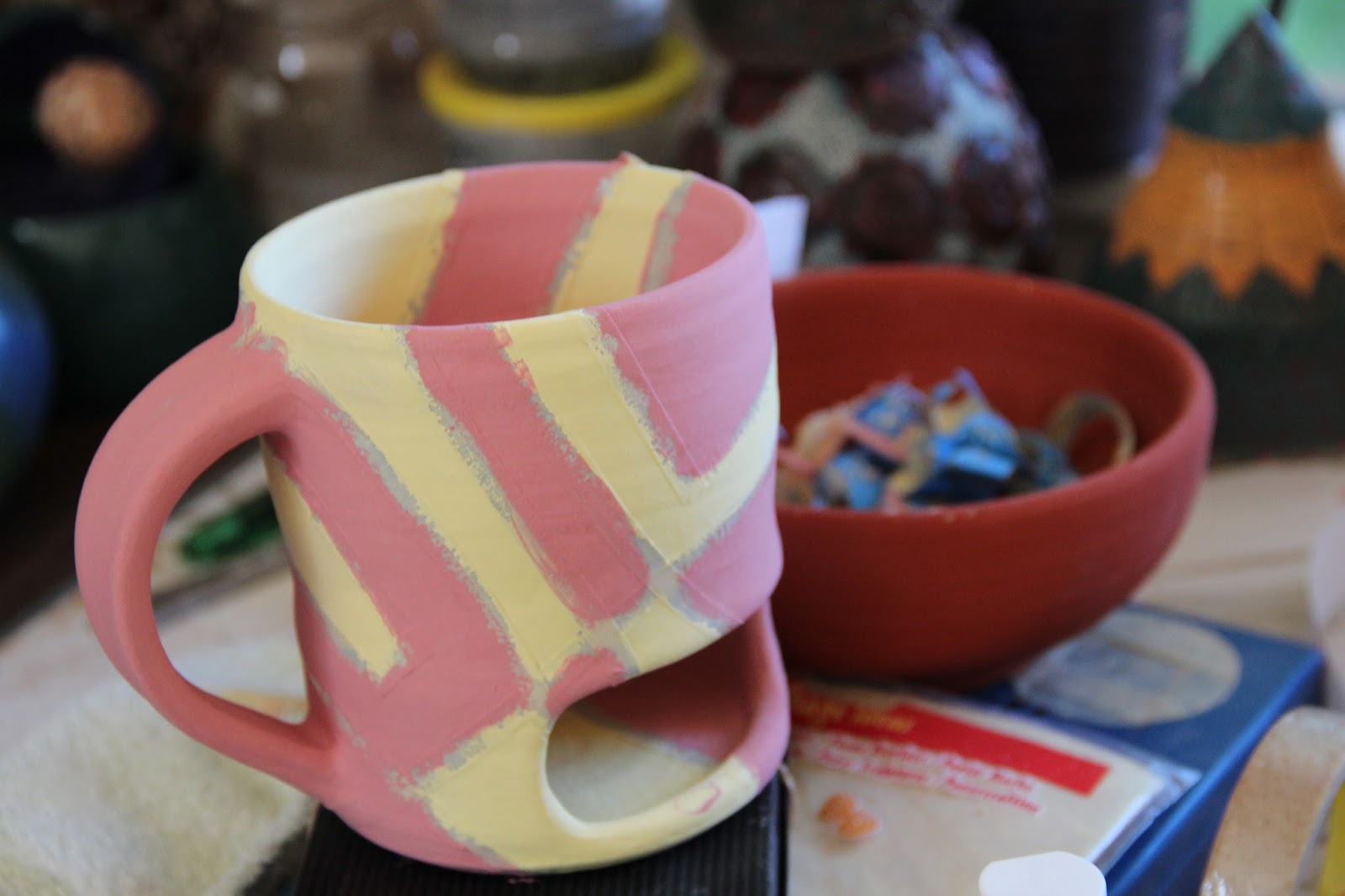 Rachel Dorn Ceramic Sculpture Masking