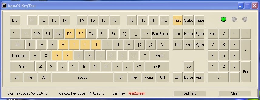 Cara Cek Tombol Keyboard Laptop yang rusak Cara Cek Tombol Keyboard Laptop yang rusak