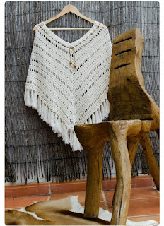 poncho_crochet poncho de crochet ganchillo