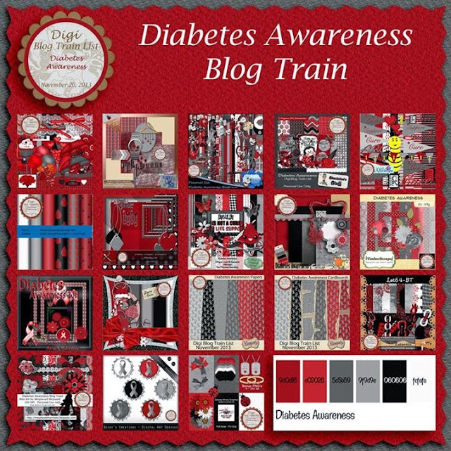 Misplaced Mermaid More FreebiesDiabetes Awareness Digi Blog Train