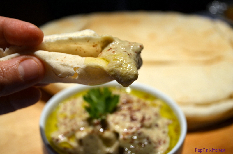 Pepi's kitchen in english Mutabbal arabic eggplant dip