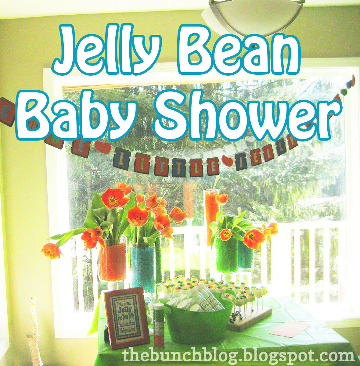 the bunch handcrafted.stylishly Little Jelly Bean" Baby Shower