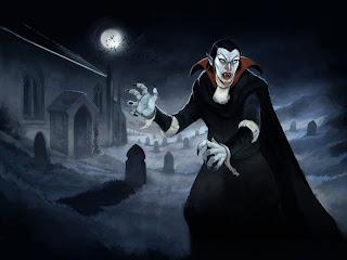 Oldschool Vampire Dark Gothic Wallpaper
