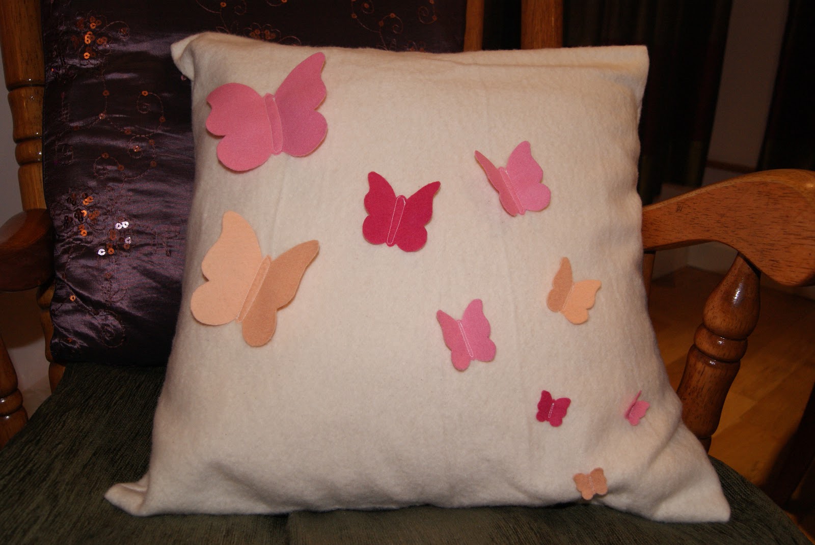 Being Inspired Butterfly Cushion Tutorial
