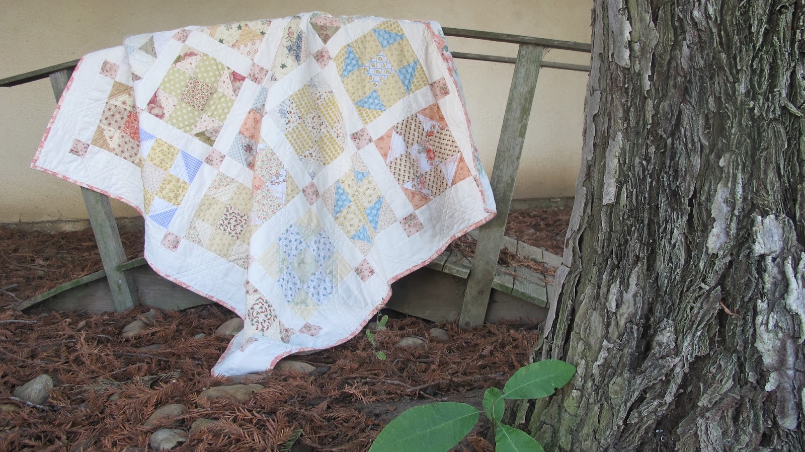 pieceful Prairie quilt finish